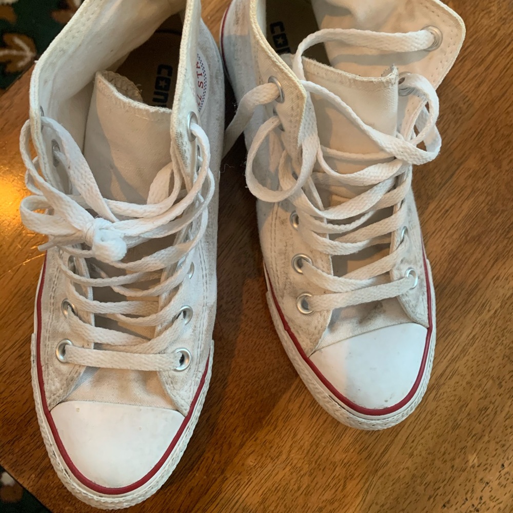 White high top converse